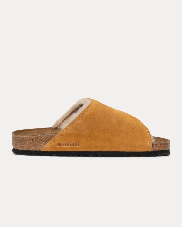 STÜSSY & BIRKENSTOCK SOLANA SHEARLING SLIDE - Image 2