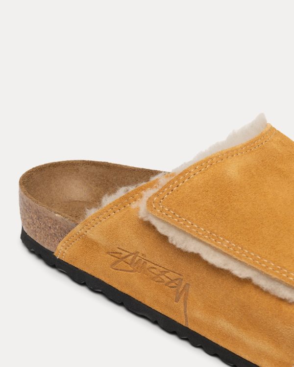 STÜSSY & BIRKENSTOCK SOLANA SHEARLING SLIDE - Image 6