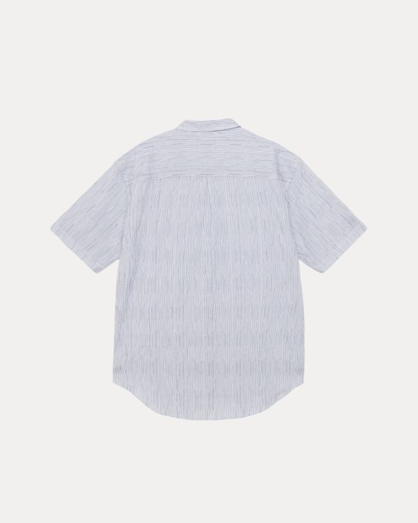 WAVY STRIPED SHORT SLEEVE SHIRT - Image 7