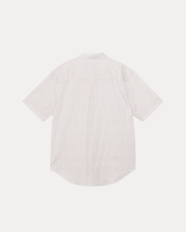 WAVY STRIPED SHORT SLEEVE SHIRT - Image 5