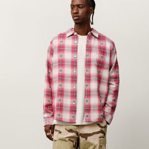 MOTIF PLAID SHIRT