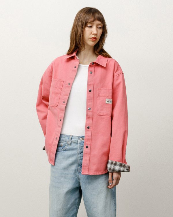 HEAVY WASHED CANVAS SHIRT - Image 4