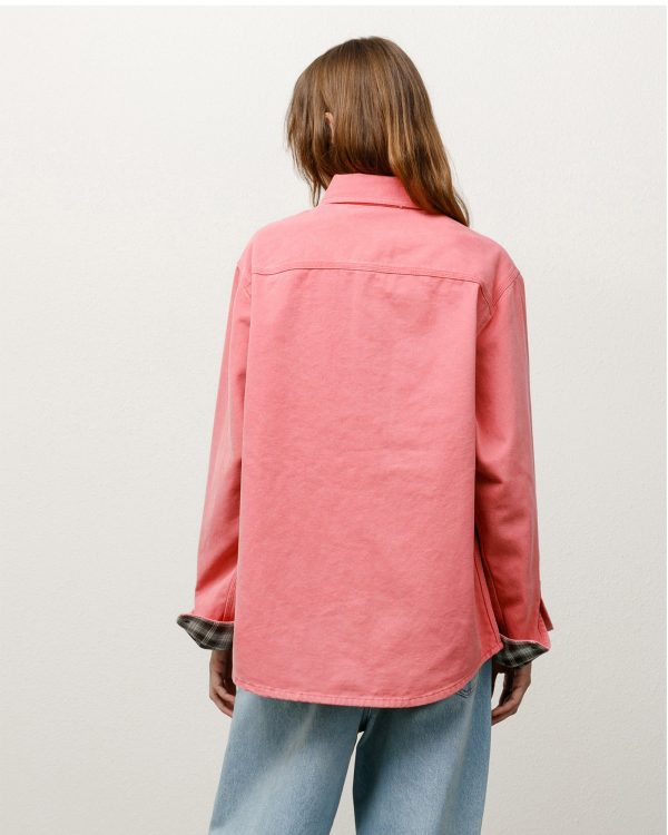 HEAVY WASHED CANVAS SHIRT - Image 5