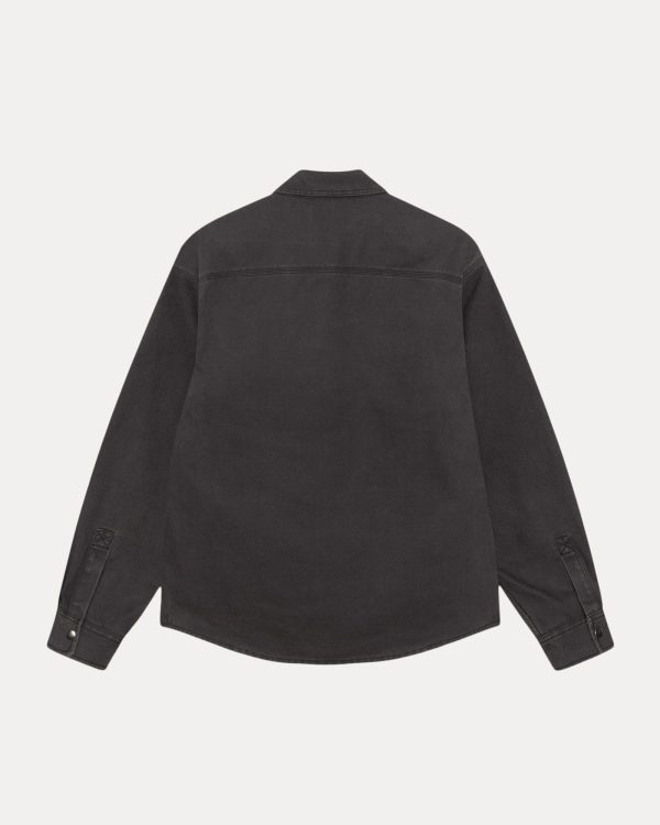 HEAVY WASHED CANVAS SHIRT - Image 9