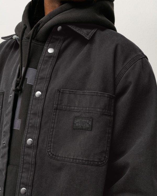 HEAVY WASHED CANVAS SHIRT - Image 3