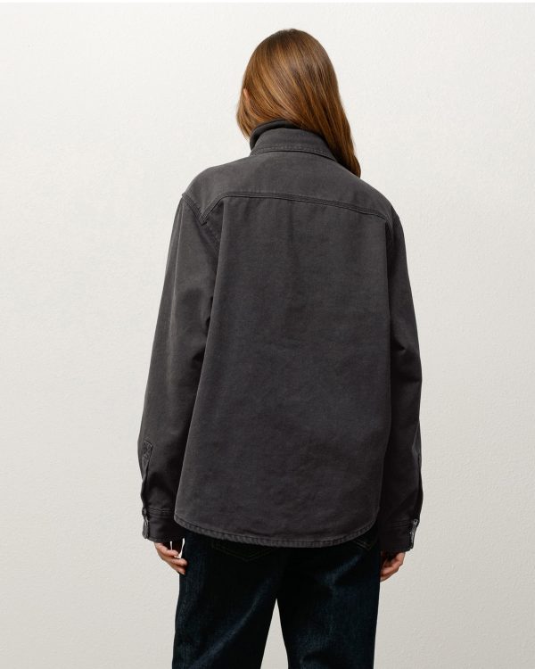 HEAVY WASHED CANVAS SHIRT - Image 5