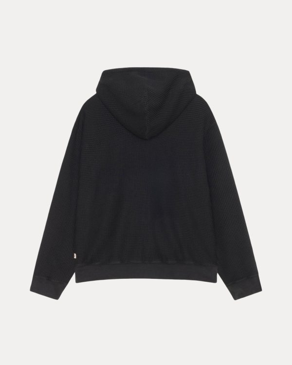 DOUBLE LAYER WAFFLE ZIP HOODIE - Image 7