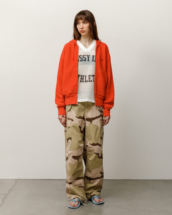 DOUBLE LAYER WAFFLE ZIP HOODIE - Image 3