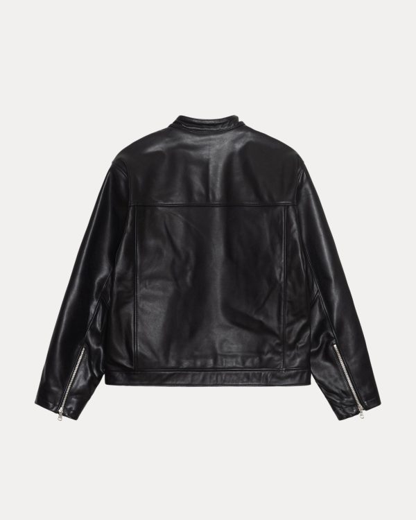 CAFE RACER LEATHER JACKET - Image 2