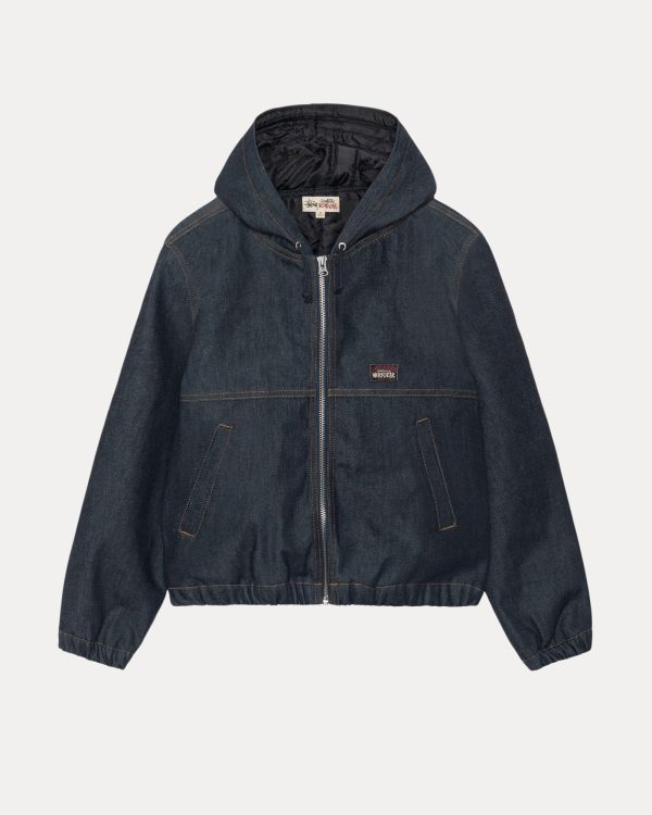INSULATED WORK JACKET RAW DENIM - Image 7
