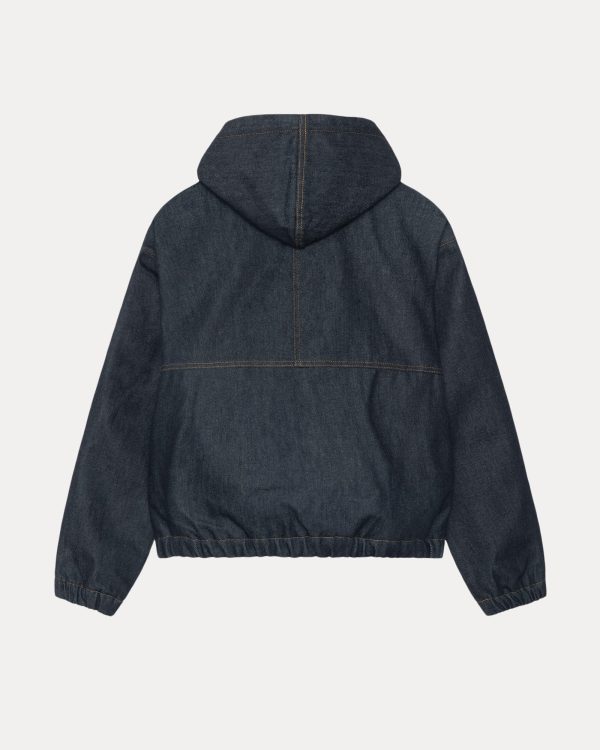 INSULATED WORK JACKET RAW DENIM - Image 8