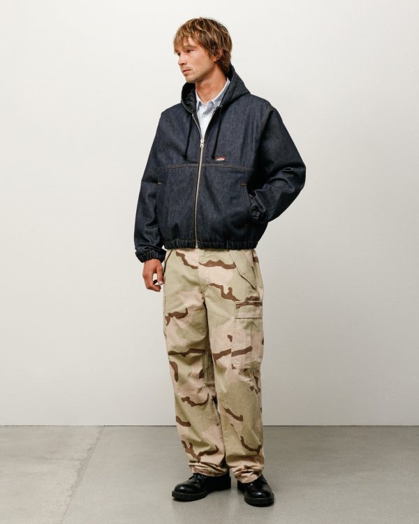 INSULATED WORK JACKET RAW DENIM - Image 4