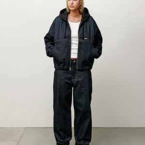 INSULATED WORK JACKET RAW DENIM