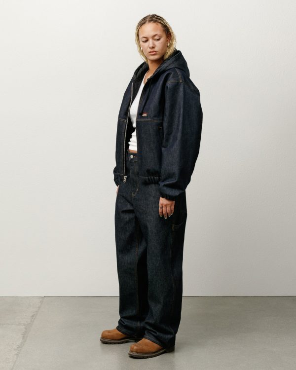 INSULATED WORK JACKET RAW DENIM - Image 2