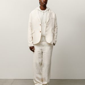 RELAXED TROUSER TEXTURED LINEN
