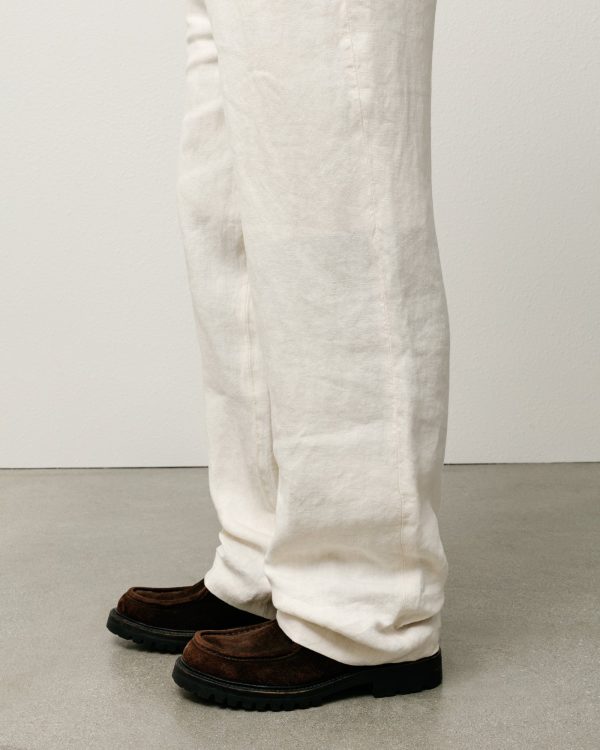 RELAXED TROUSER TEXTURED LINEN - Image 4