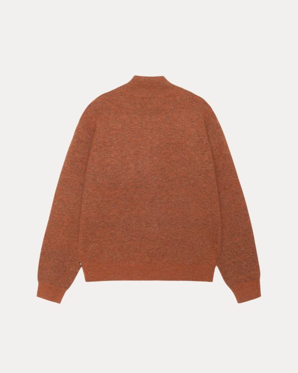 HALF ZIP MOCK NECK SWEATER - Image 2