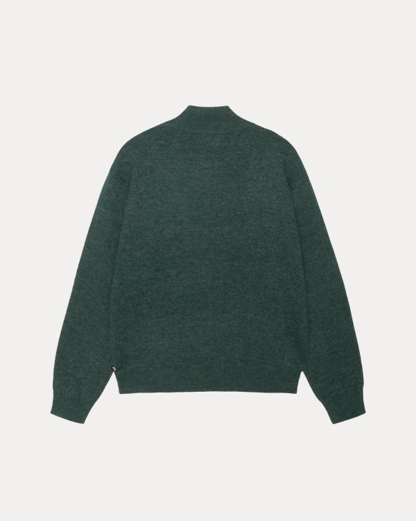HALF ZIP MOCK NECK SWEATER - Image 2