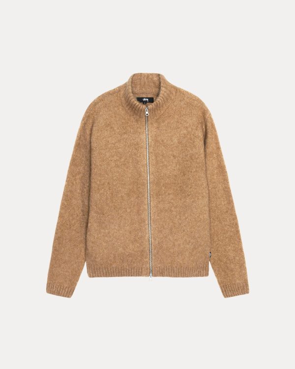 FULL ZIP BRUSHED MERINO SWEATER - Image 6