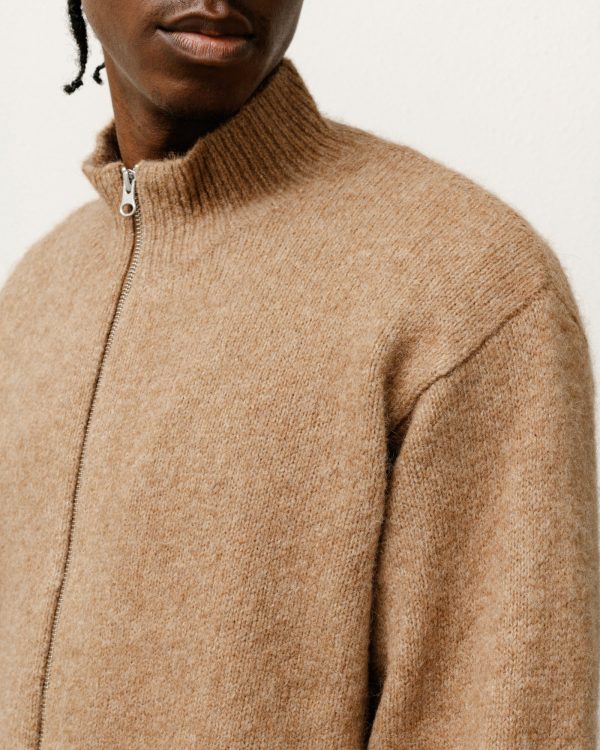 FULL ZIP BRUSHED MERINO SWEATER - Image 2