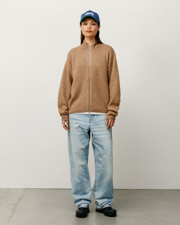 FULL ZIP BRUSHED MERINO SWEATER - Image 4