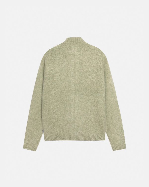 FULL ZIP BRUSHED MERINO SWEATER - Image 2