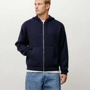 HOODED ZIP SWEATER