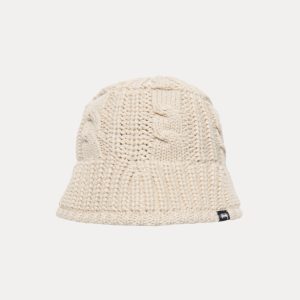 BUCKET HAT CABLE KNIT