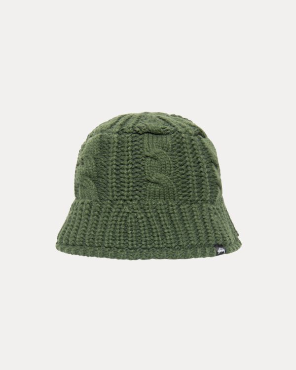 BUCKET HAT CABLE KNIT