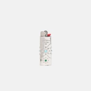 METAL BEJEWELED LIGHTER CASE