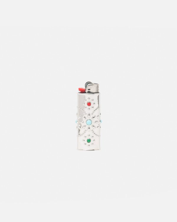 METAL BEJEWELED LIGHTER CASE - Image 2