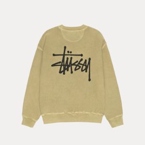 BASIC STÜSSY CREW PIGMENT DYED
