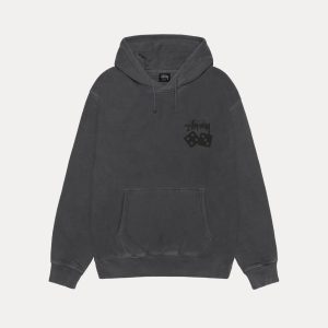 DICE HOODIE PIGMENT DYED