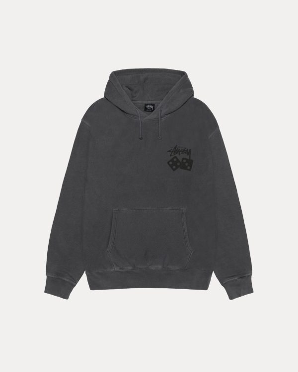 DICE HOODIE PIGMENT DYED