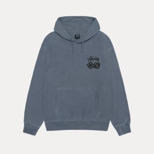 DICE HOODIE PIGMENT DYED