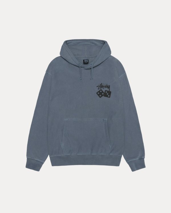 DICE HOODIE PIGMENT DYED