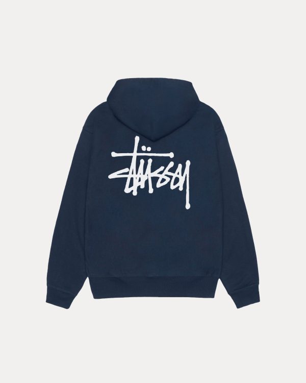 BASIC STÜSSY ZIP HOODIE - Image 2