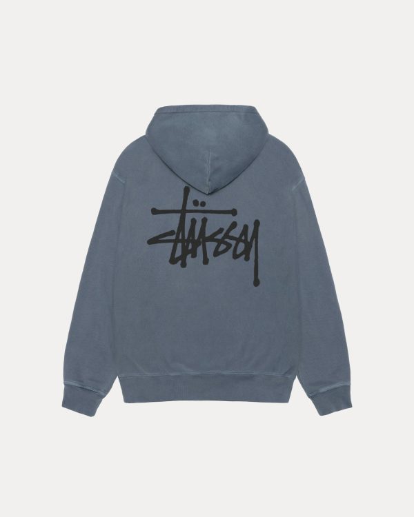 BASIC STÜSSY ZIP HOODIE PIGMENT DYED - Image 2