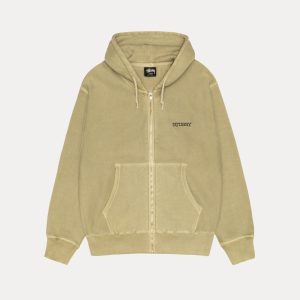 JUMBO ZIP HOODIE PIGMENT DYED