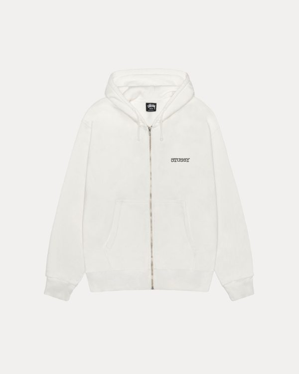 JUMBO ZIP HOODIE PIGMENT DYED