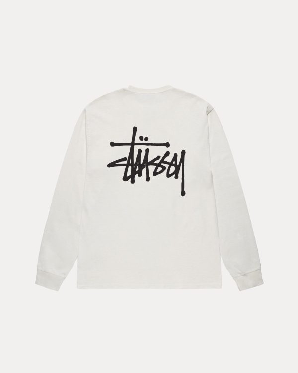 BASIC STÜSSY LS TEE PIGMENT DYED